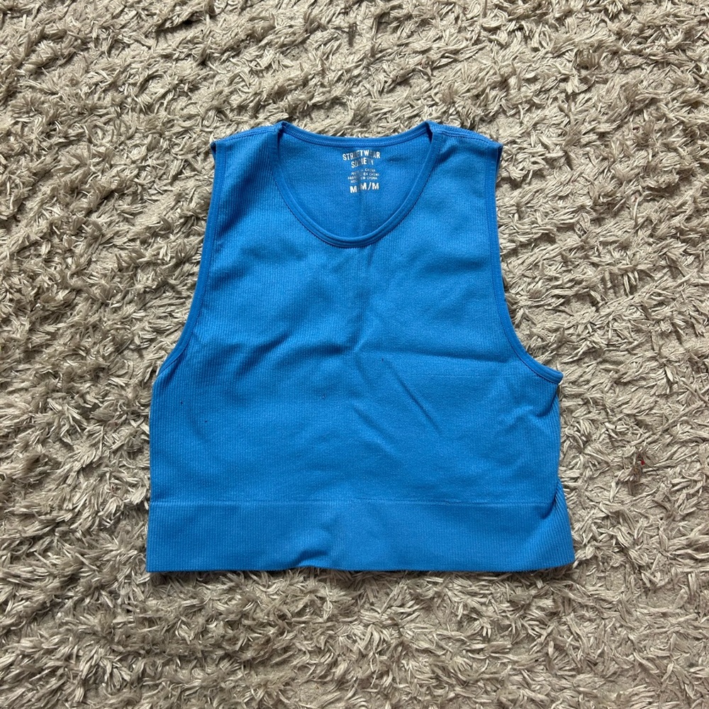 Blue Women’s Halter Tank Top